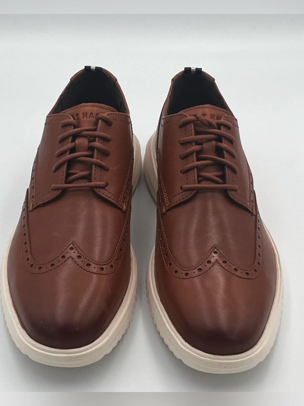 Cole Haan Grand Brown Leather Wingtip Oxford  Shoe Men’s Size 8